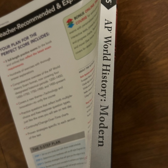 NWOT 2024 EDITION AP WORLD HISTORY: MODERN 5 STEPS TO A 5 GUIDEBOOK - Picture 3 of 3